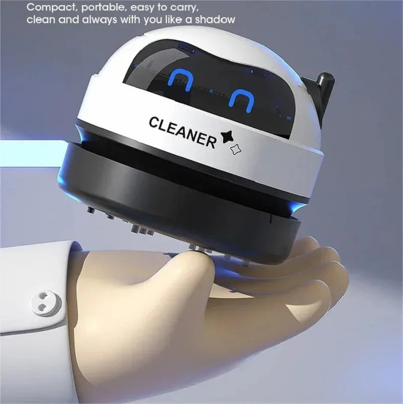 Håndholdt mini-bordstøvsuger – USB-oppladbar og kraftig