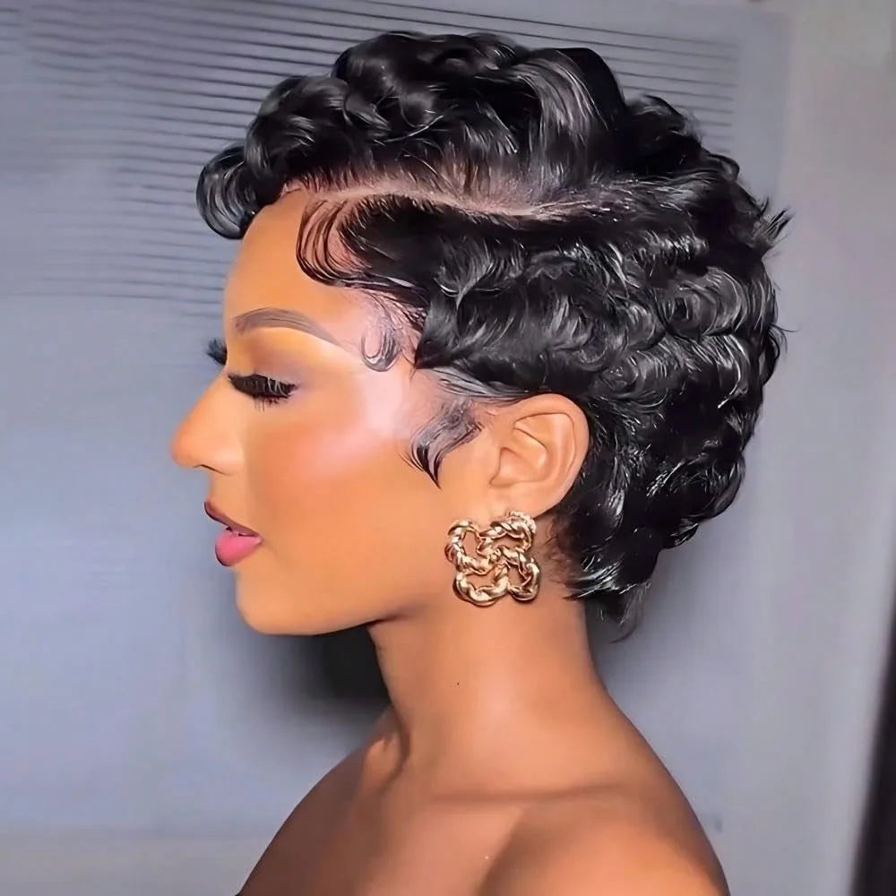 Curly Pixie Cut Wig