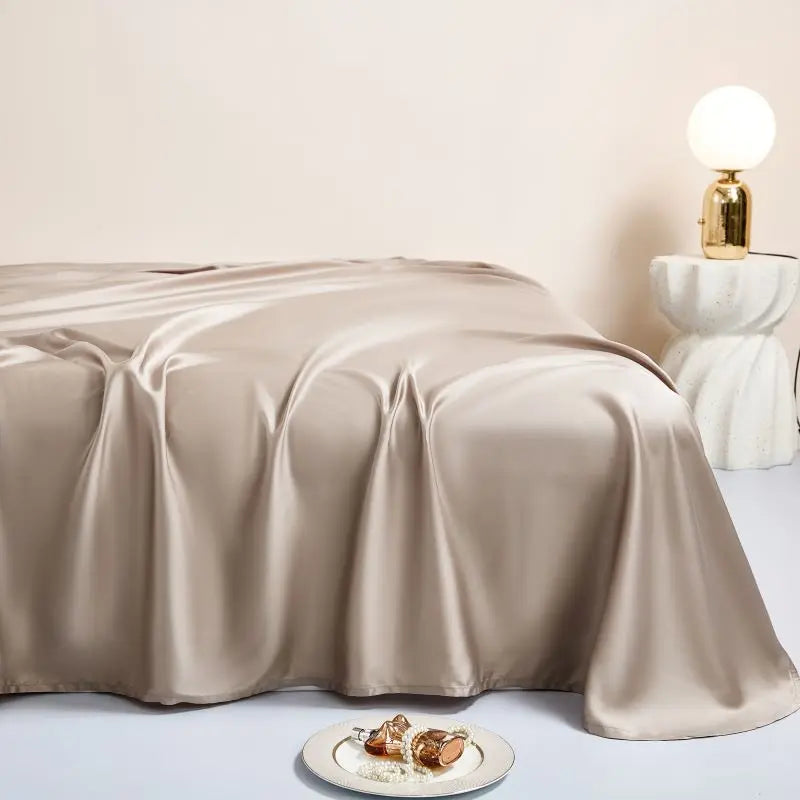 100% Lyocel FlatSheet 200×235cm, Soft Breathable & Cooling Sheets for Hot Sleepers, Silk Smooth Bed Sheets,1Pc