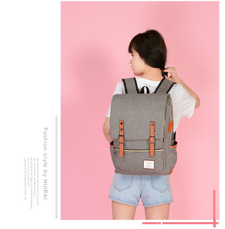 Backpack, Casual Large-Capacity Laptop Bag, Student School Bag, Multi-Functional Bag, Outdoor Travel Backpack, Unisex Bag