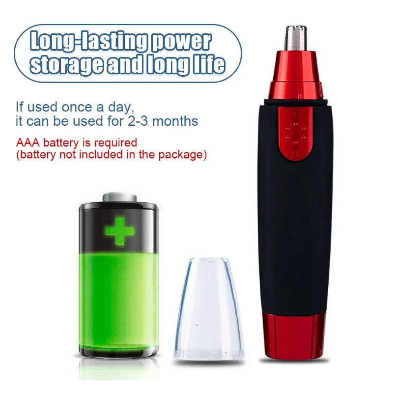 Electric Nose Hair Trimmer Ear Face Eyebrow Hair Clean Trimmer House Home Men Women Nose Hair Nose Remover Face Care Kit Tools T