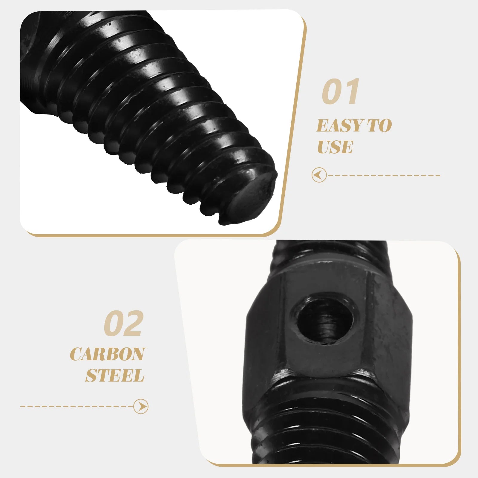 Screw Extractor Drill Bit Set Metal Bolt Remover Tool High Precision Thread For Broken Damaged Screws Plumbing Tap Die
