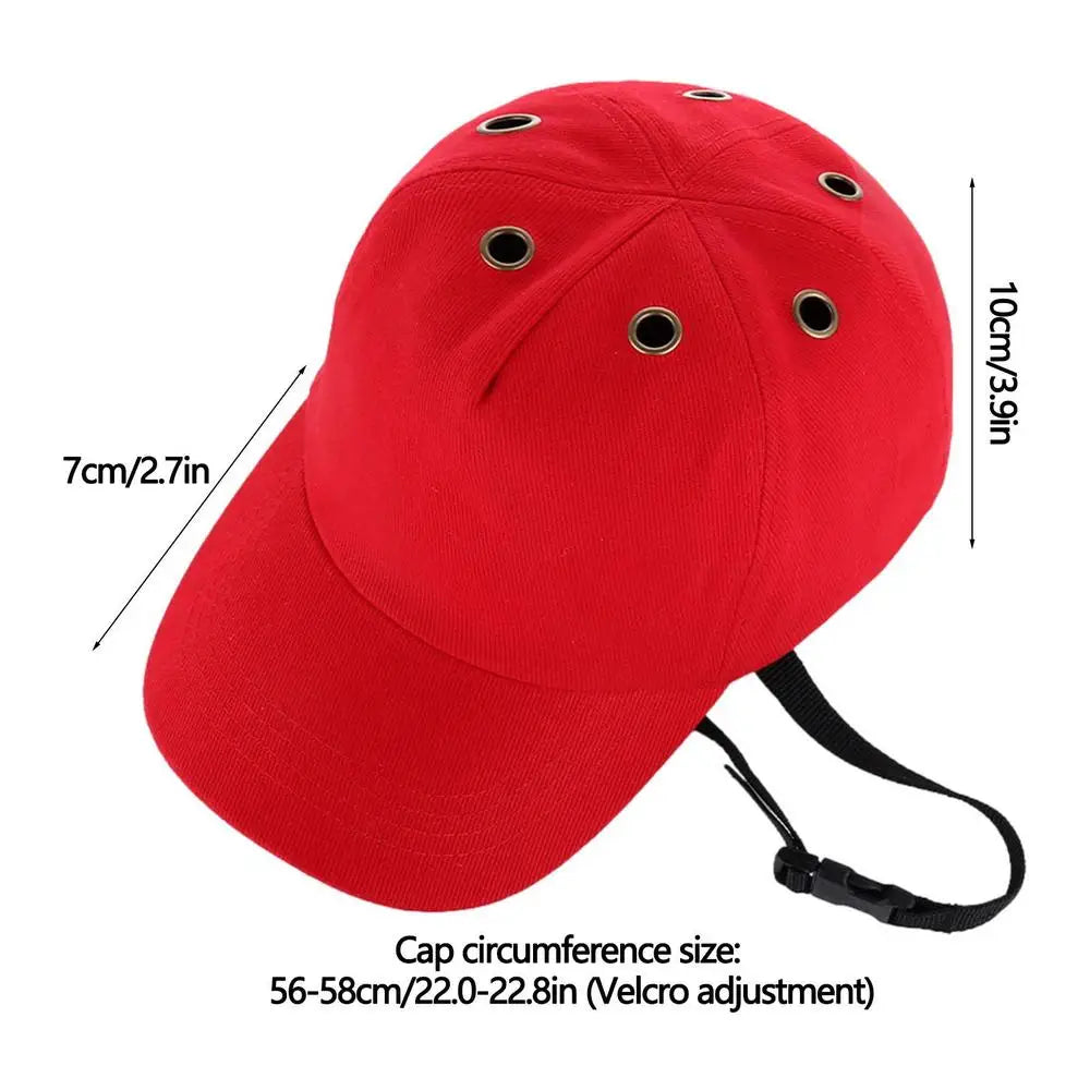 Baseball Safety Caps Bicycle Helmets Unisex Safety Hat For Cycling Running Climbing Hiking Camping Fishing Outdoor Bike Helmet