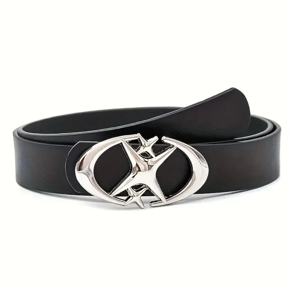 Oval Metal Buckle Belt