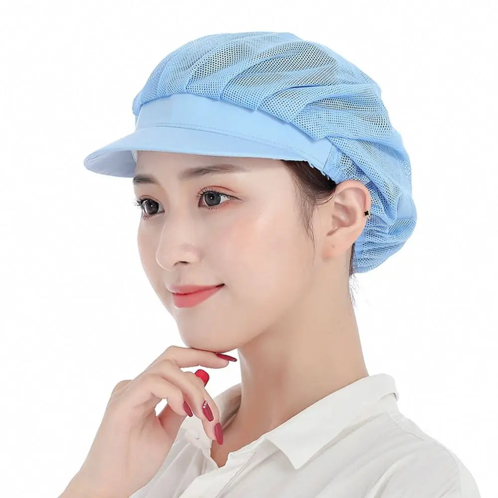 Chic Cloth Work Hat Work Wear Smoke-proof Dust Dustproof Hat Breathable Hotel Cook Cap Hotel Restaurants