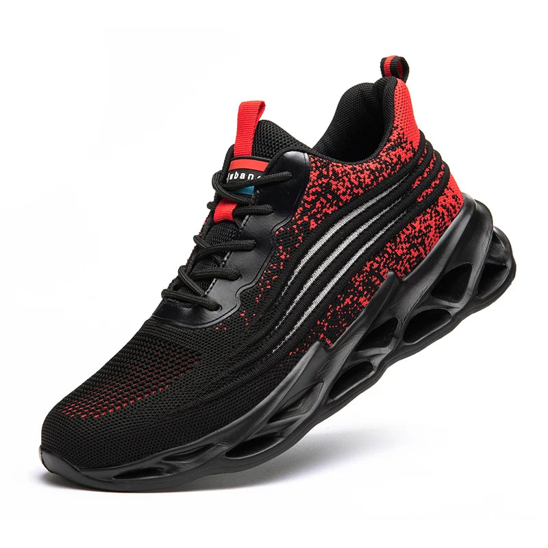 2025 New Work Shoes Man Work Sneakers Steel Toe Shoes Anti-smash Anti-puncture Safety Boots Breathable Women Protective Shoe