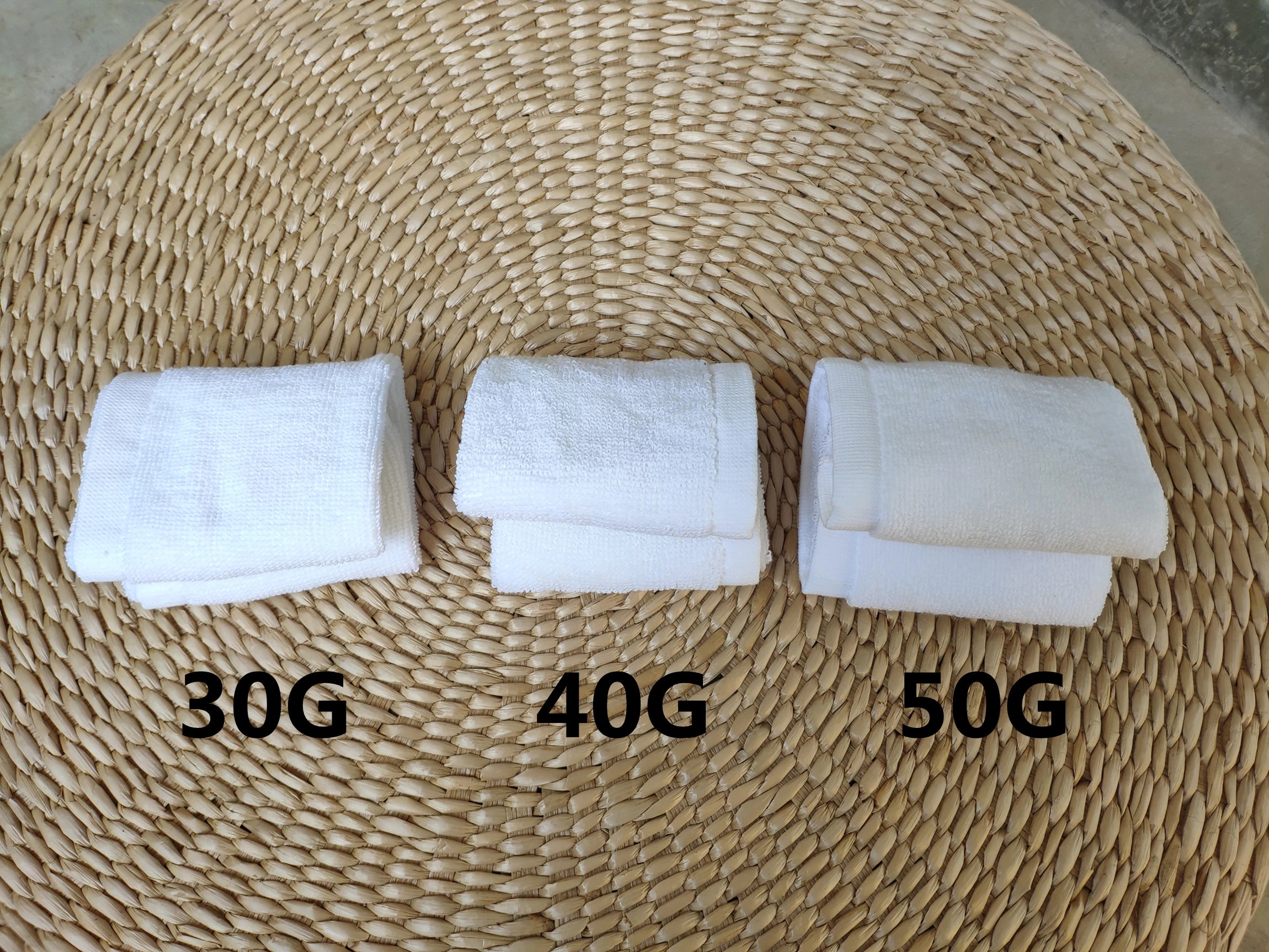 10pcs/Lot White Small Face Hand Towels Kitchen Hotel Restaurant Kindergarten Cotton Towel for Beauty Salon