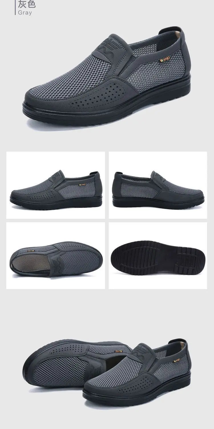 Zapatillas casuales de verano 2025 para hombre, de malla transpirable con suela gruesa, asequibles y con envío gratis