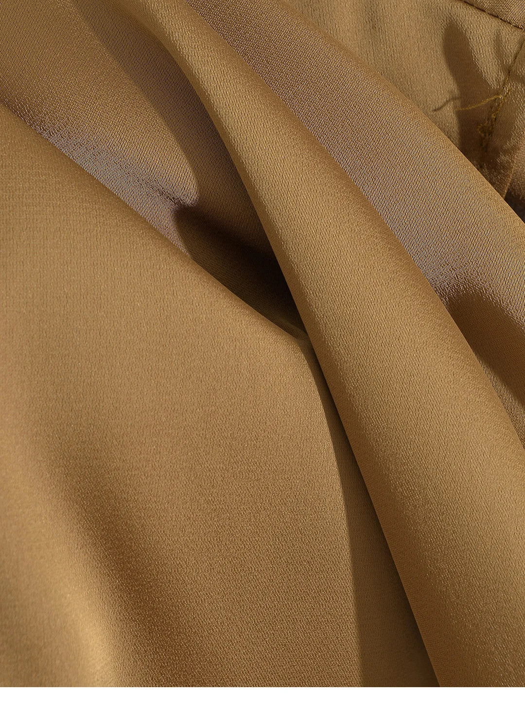 Elegant Satin Midi Slip Skirt with Side Zipper – Smooth & Flowing Fit for Versatile Styling