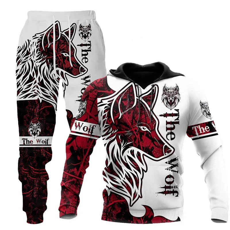 Wolf Hoodie & Pants Tracksuit