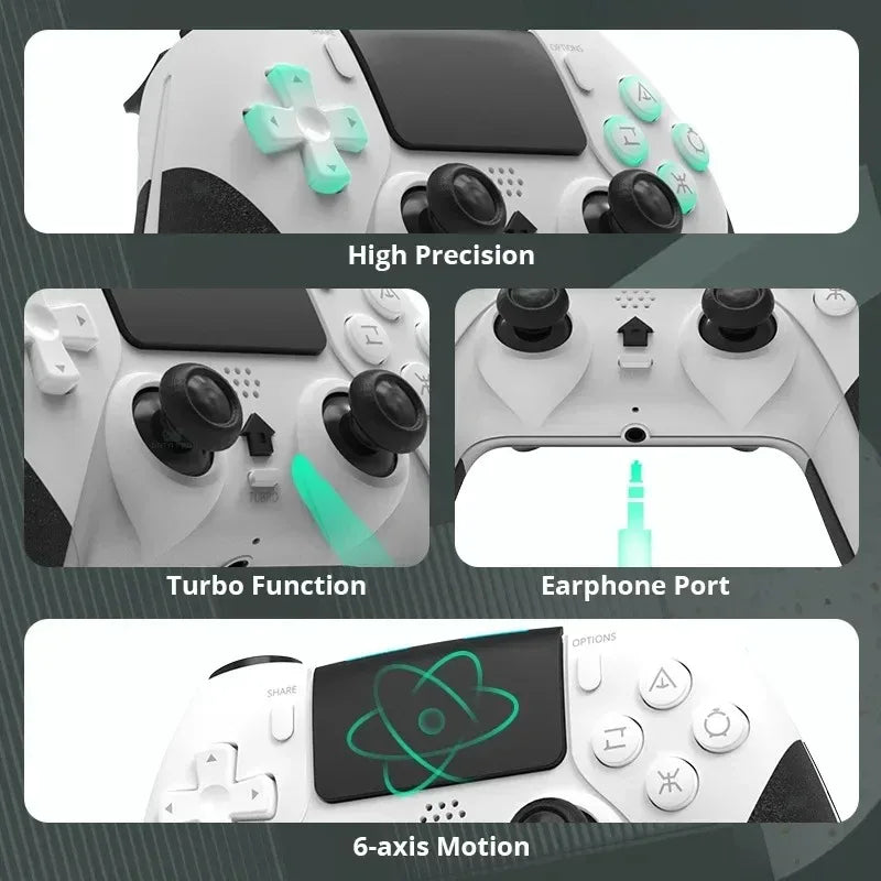 Gaming Gamepad Wireless Controller T29 Grip PS4/Slim/Pro Console Wireless Bluetooth Gamepad Somatosensory Plus 6-Axis Vibration
