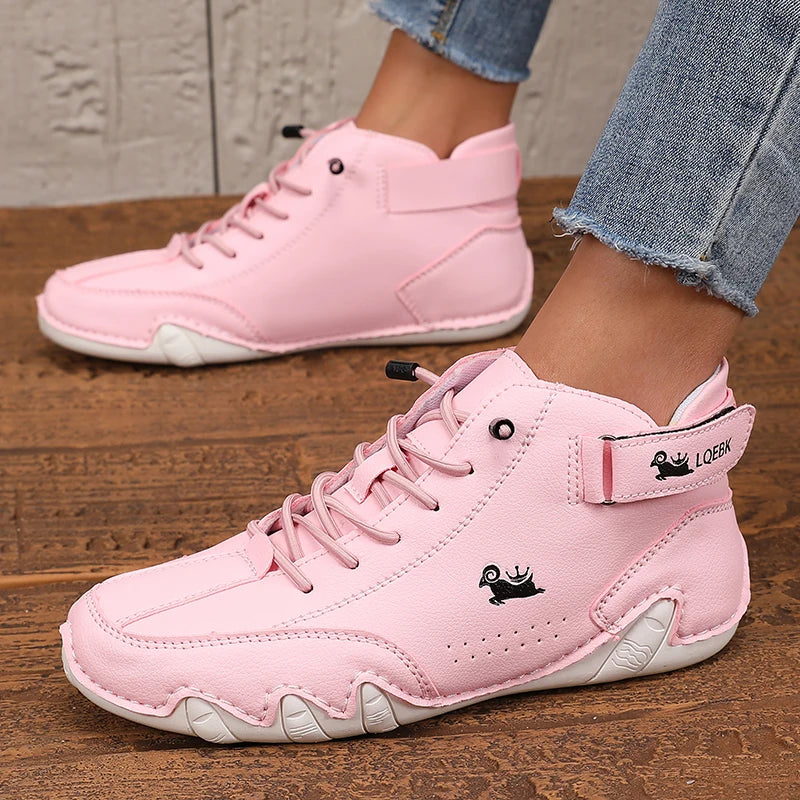 Women's Sports Shoes Outdoor Hiking Flat Bottomed Comfortable Lazy Brand Casual Driving Shoes Breathable Fashion Sneaker Shoes
