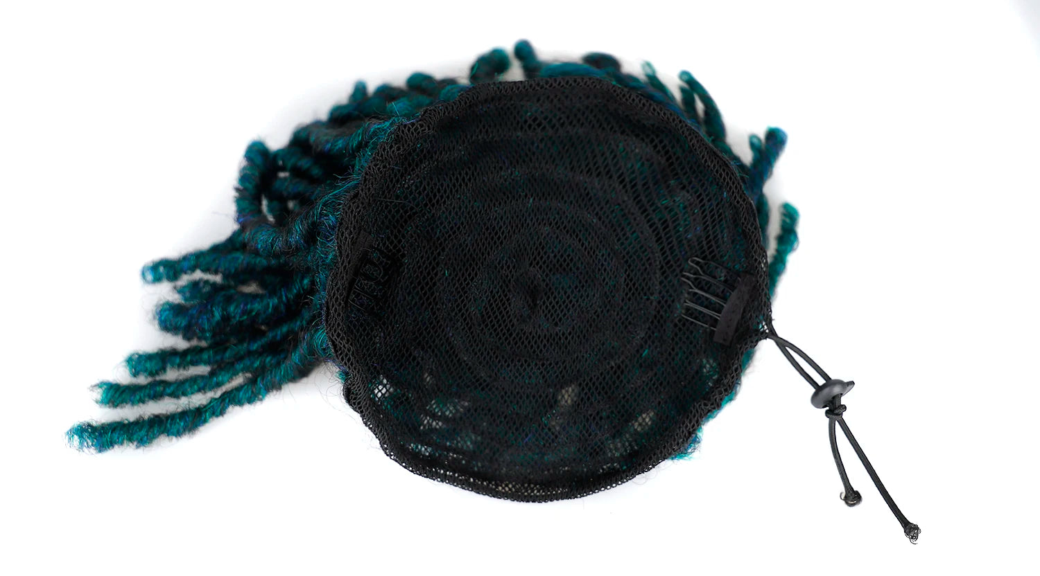 Perruque courte synthétique afro bouclée avec cordon de serrage, queue de cheval, dreadlocks, crochet, tressée, extension de cheveux à clipser pour femmes noires