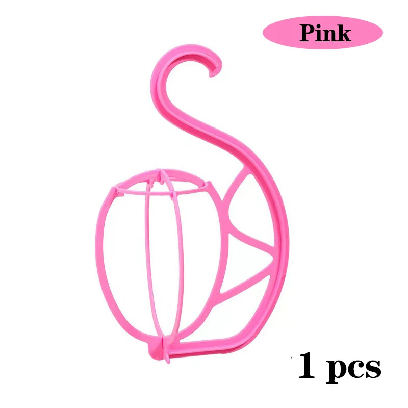 Hanger Wig Head Stand For Multiple Wigs Black Pink White Wig Holder Hat Wigs Dryer Display Styling Tools Hair Storage Rack