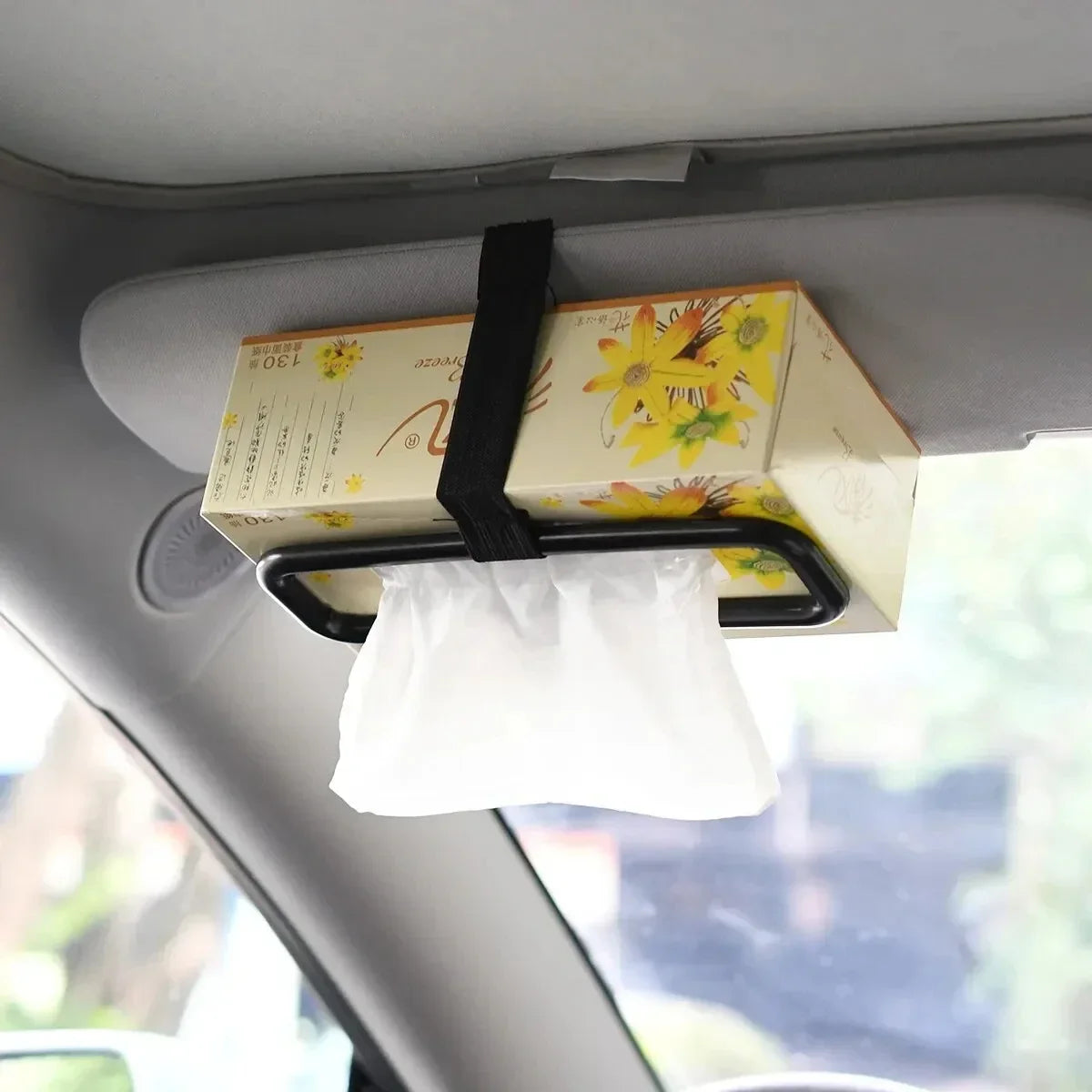 Suministros para coche, caja de papel, clip para visera, caja de toallas de papel para colgar, respaldo de asiento, marco de toallas de papel para coche, clip para respaldo de asiento de coche.