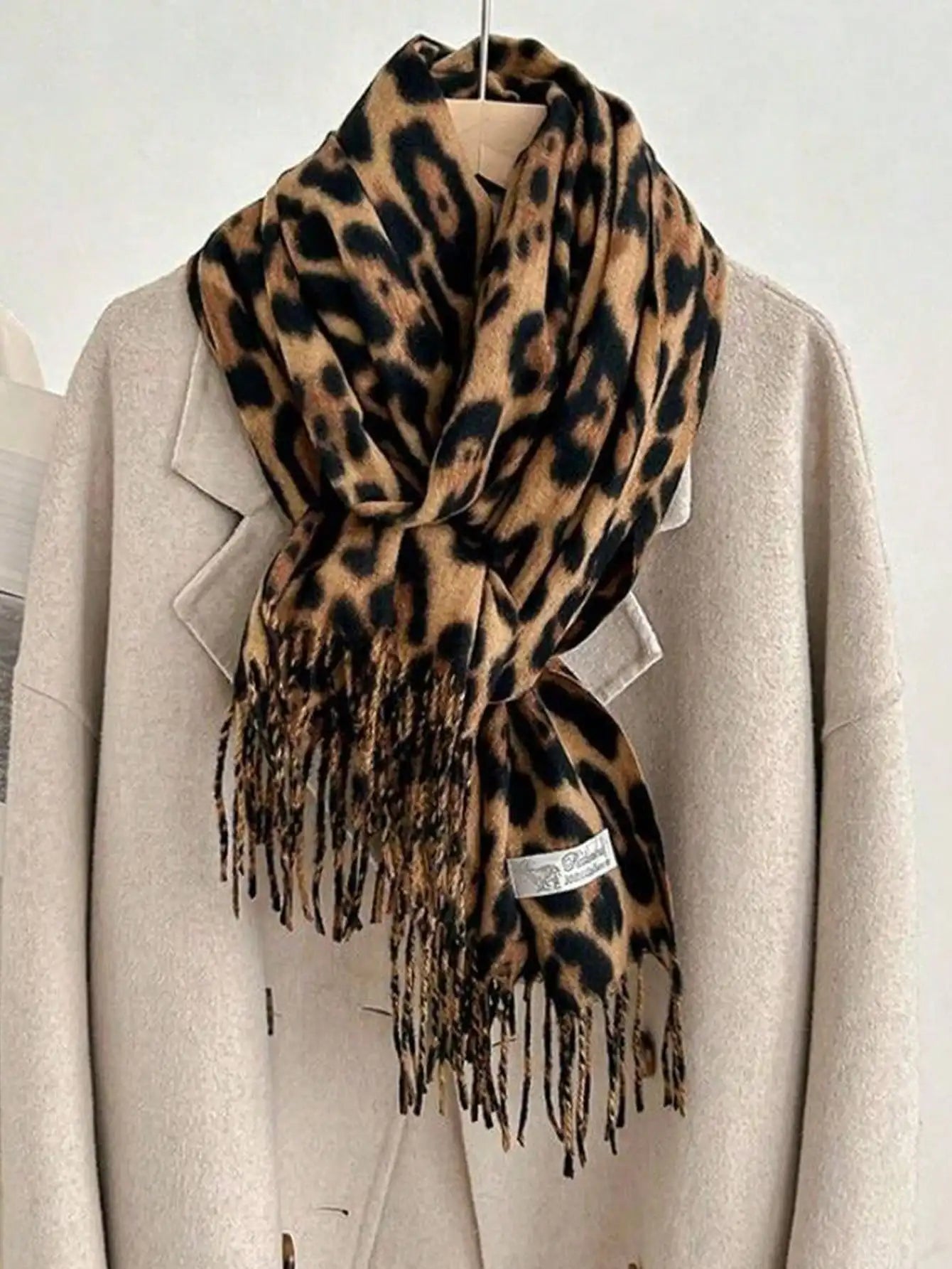 Leopard Print Scarf