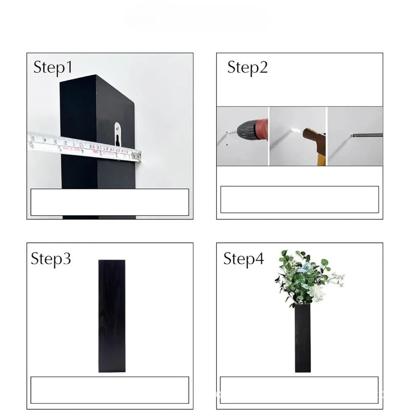 1pc Pine Wood Hanging Vase Wall Decor - Dried Flowers Plants Living Room Home Decor Wall Decoration