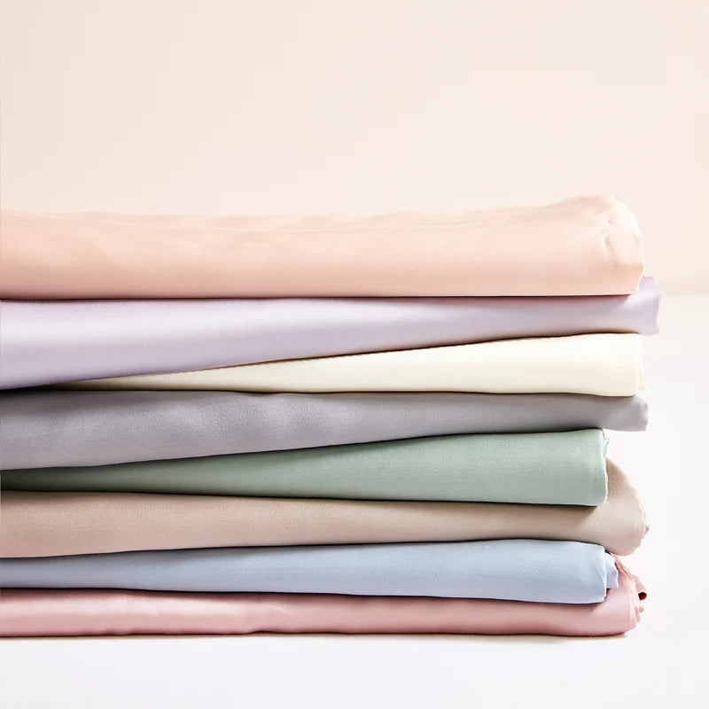 100% Lyocel FlatSheet 200×235cm, Soft Breathable & Cooling Sheets for Hot Sleepers, Silk Smooth Bed Sheets,1Pc