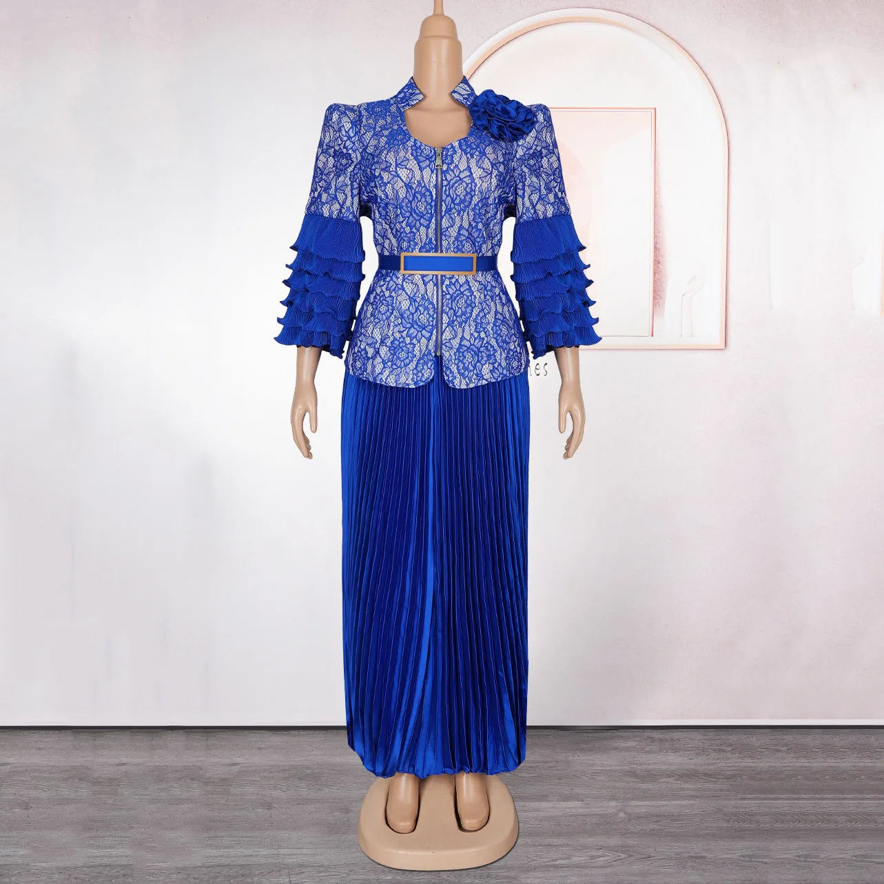 Luxury African Clothes for Women 2 PCS Sets New Tops And Skirts Suits Dashiki Ankara Turkey Outfits Gowns Wedding Wholesale