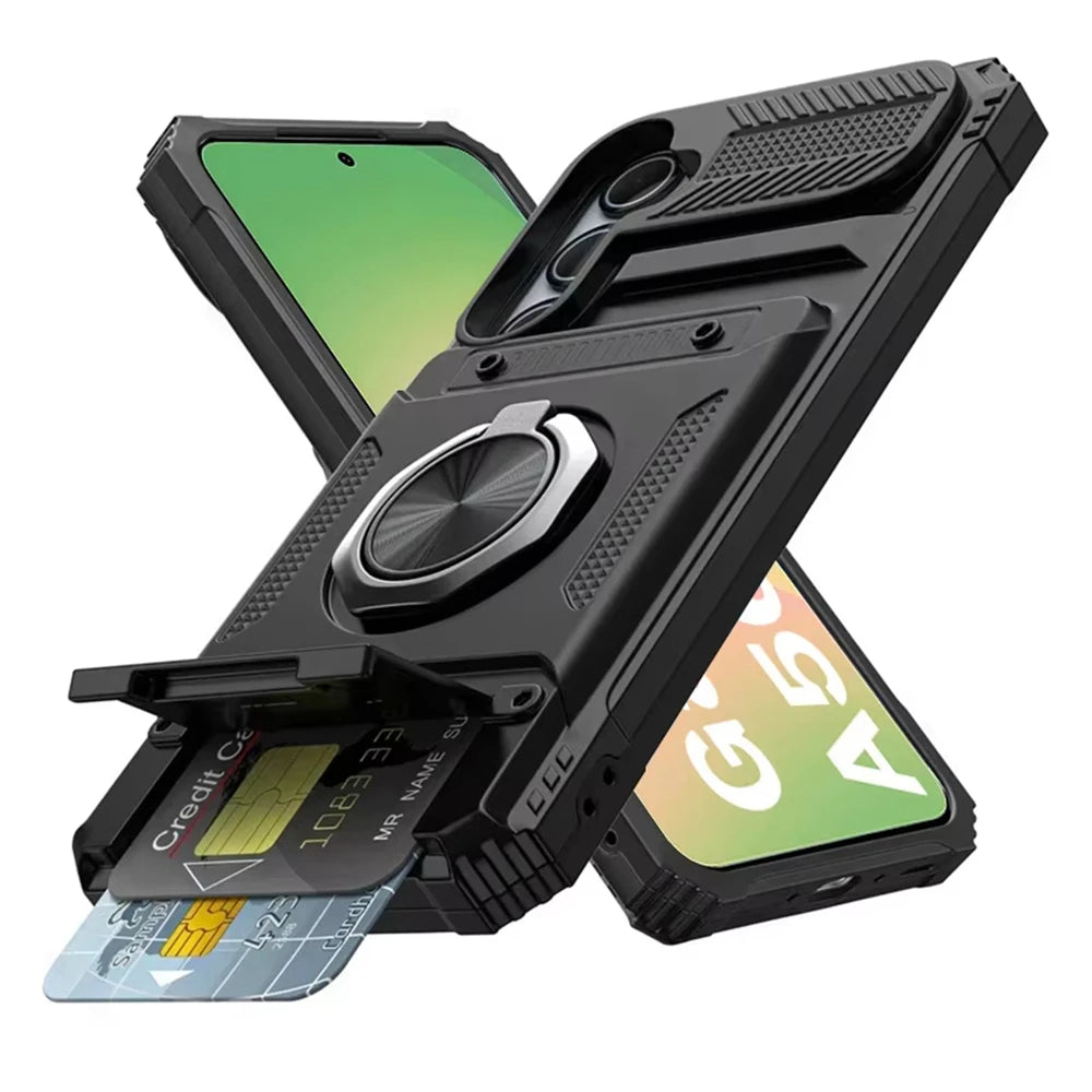 Magnetic Ring Kickstand Phone Case