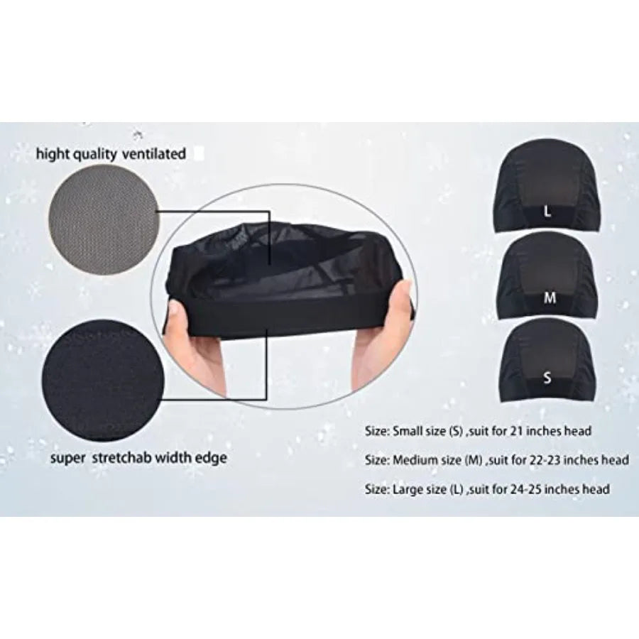 Mesh Cap Wig Caps for Making Wig Stretchy Wig Cap with Wide Elastic Band M