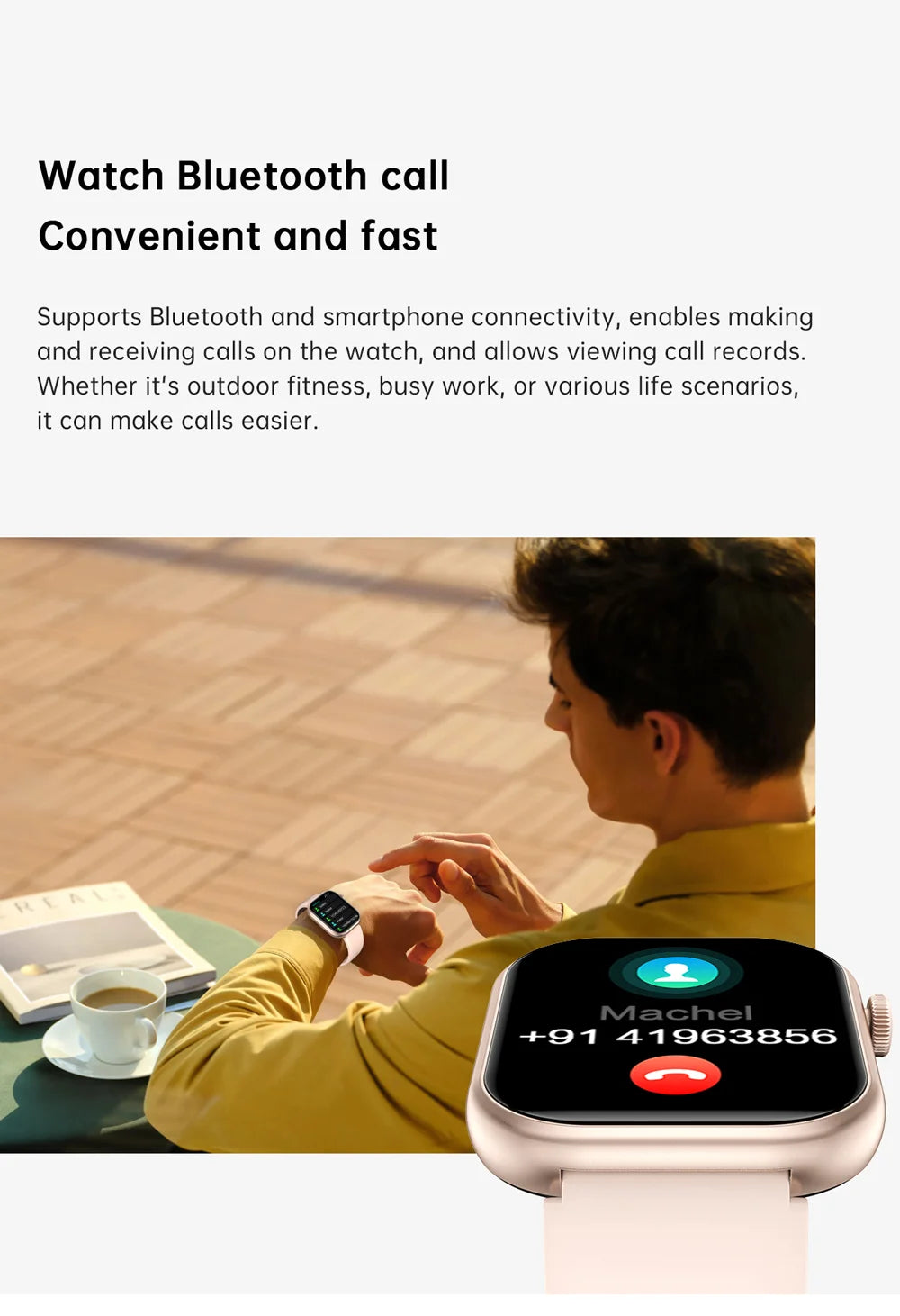 2025 New Smart Watch For Women Full Touch Screen Bluetooth Call Waterproof Sport Fitness Tracker Lady  Watches Smartwatch Men