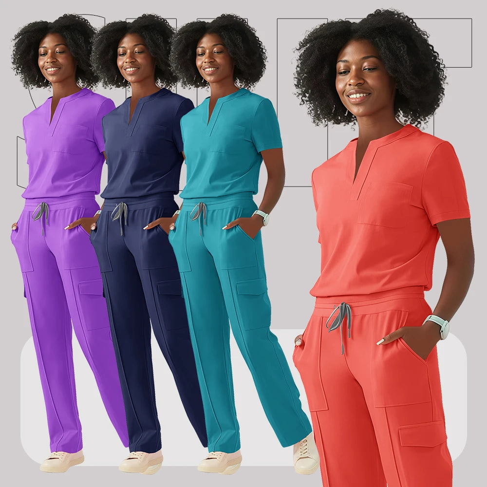 New Dentist Work Clothes Woman Soft Medical Uniform Pet Store Work Wear Surgery Workwear Medical Doctor Nurse Surgical Uniforms