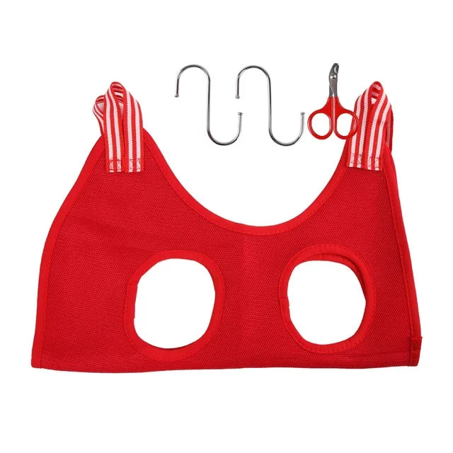 Dog Cat Grooming Hammock Fixed Bath Bag  Nail Cutting Anti Scratch Cat Trimming Restraint Bag Cat Beauty Hanging Pet Supplies