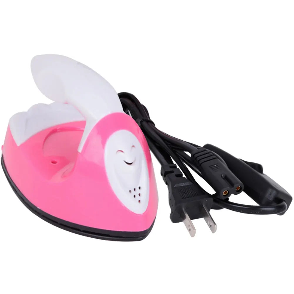 DIY Handheld Mini Iron Portable Electric Small Heat Transfer Machine Versatile Rapid Heating-Up Craft Clothes Sewing Supplies