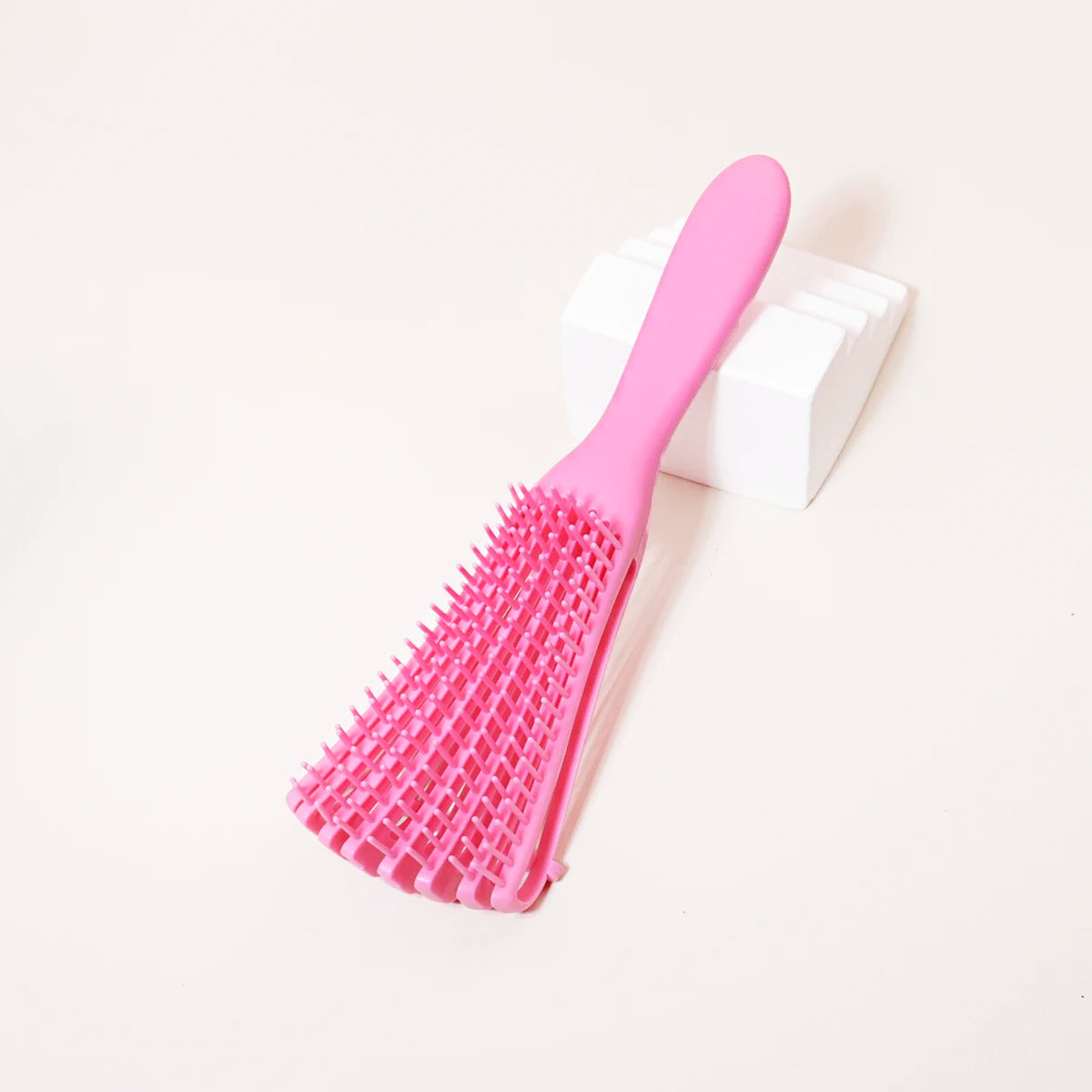 Scalp Massage Brush Winding To Sag Hair Brush Anti-static Wet Curl Hair Brush Salon Hairdressing Tool Special for Real Hair Wigs