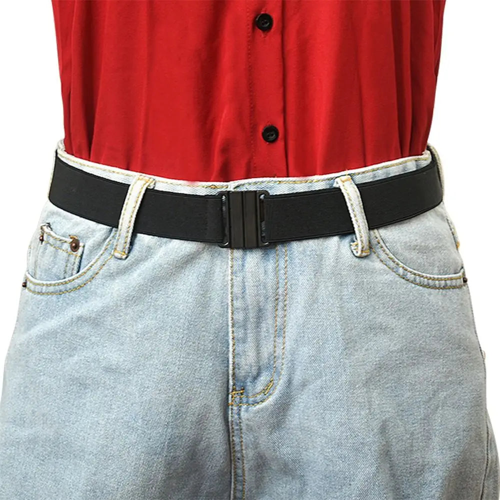 Cinturones elásticos ajustables Cinturones de lona elástica retro Cinturón elástico vintage Banda elástica unisex para la cintura