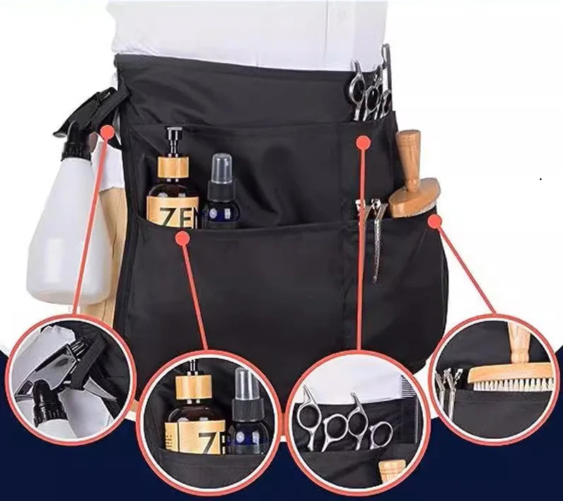 Hairdresser Apron Black Professional Waterproof Hairdressing Shampoo Haircuts Apron Barber Coiffeur Apron Hair Salon Tools