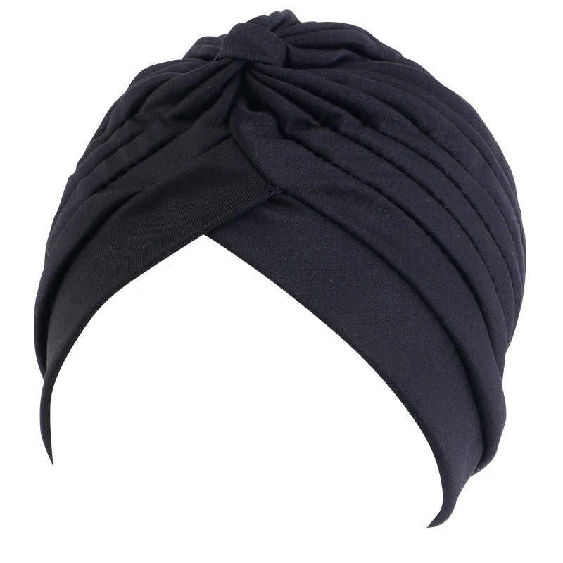 Knotted Ruffle Turban