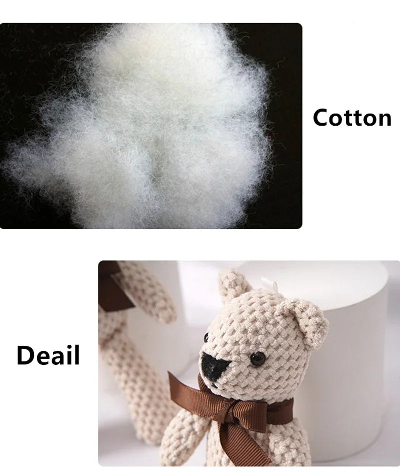 Kids Plush Animals Toys Cute Bear Stuffed Bags Key Pendant Dolls Gifts Birthday Wedding Party Decor Children Baby Bear Stuffed