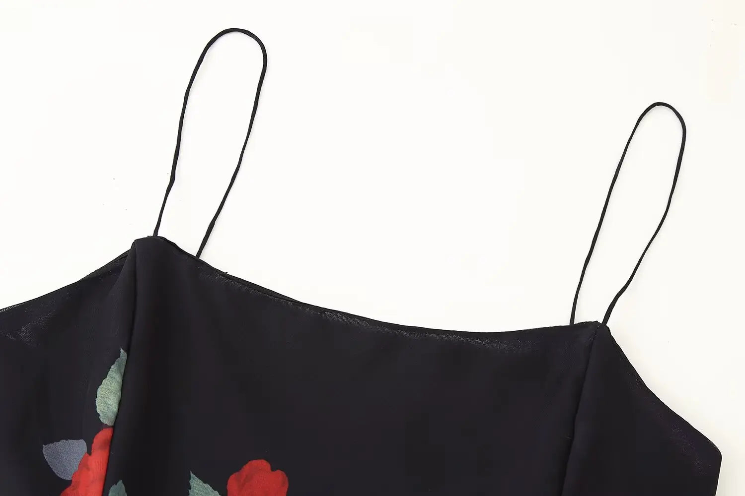 Women's Summer Skirt Sexy Two Piece Set Fashion Flower Print Holiday Party Suspender Top High Waist Slim Midi Skirt
