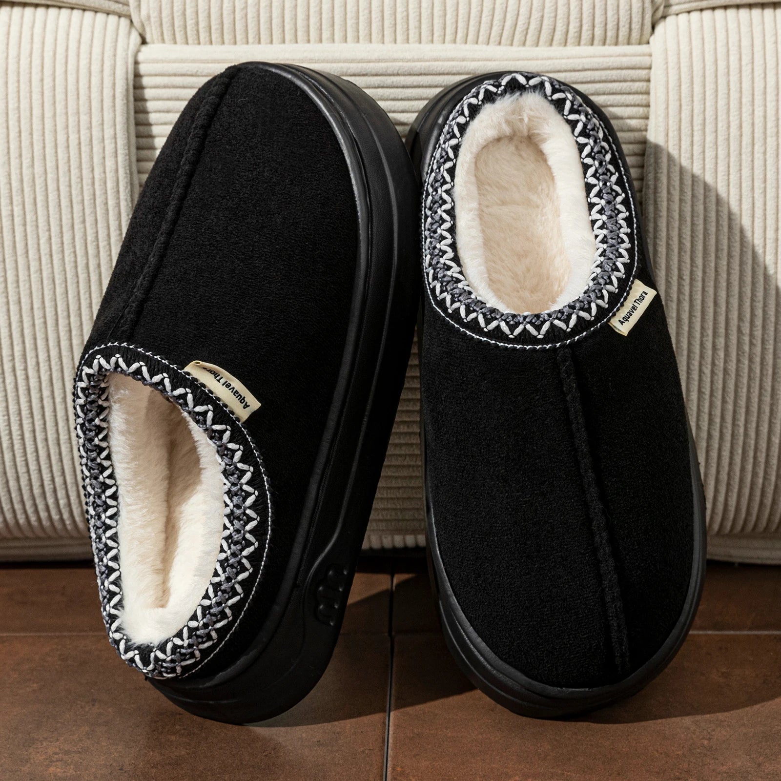 Plush Winter Slipper Boots