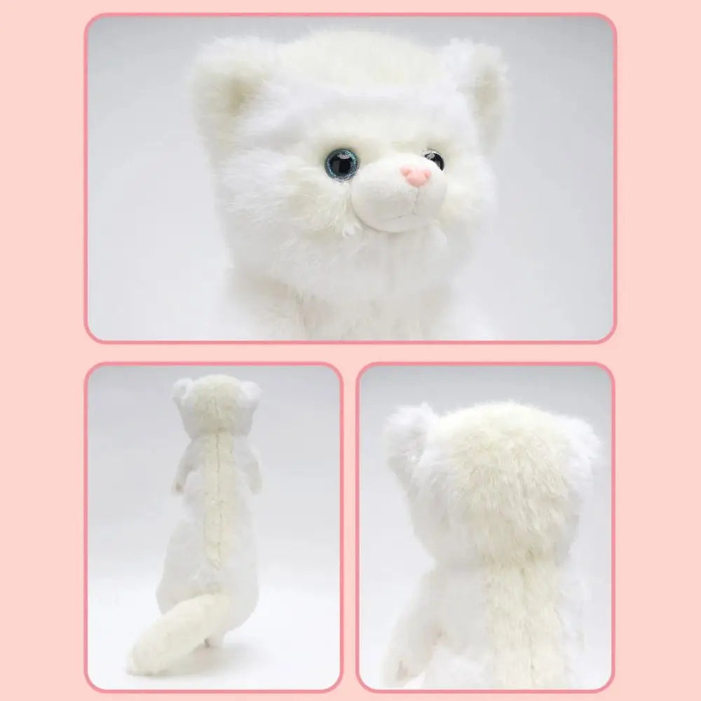 Stuffed Animal Ferrets Plush Toys Sofa Cushion Simulation Stuffed Ferret Kawaii Long Cute Brown Mink Plush Birthday Holiday