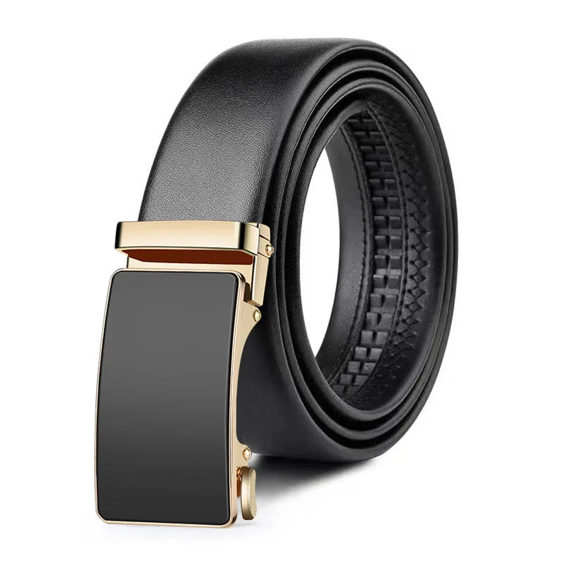 Men’s Automatic Buckle Leather Belt