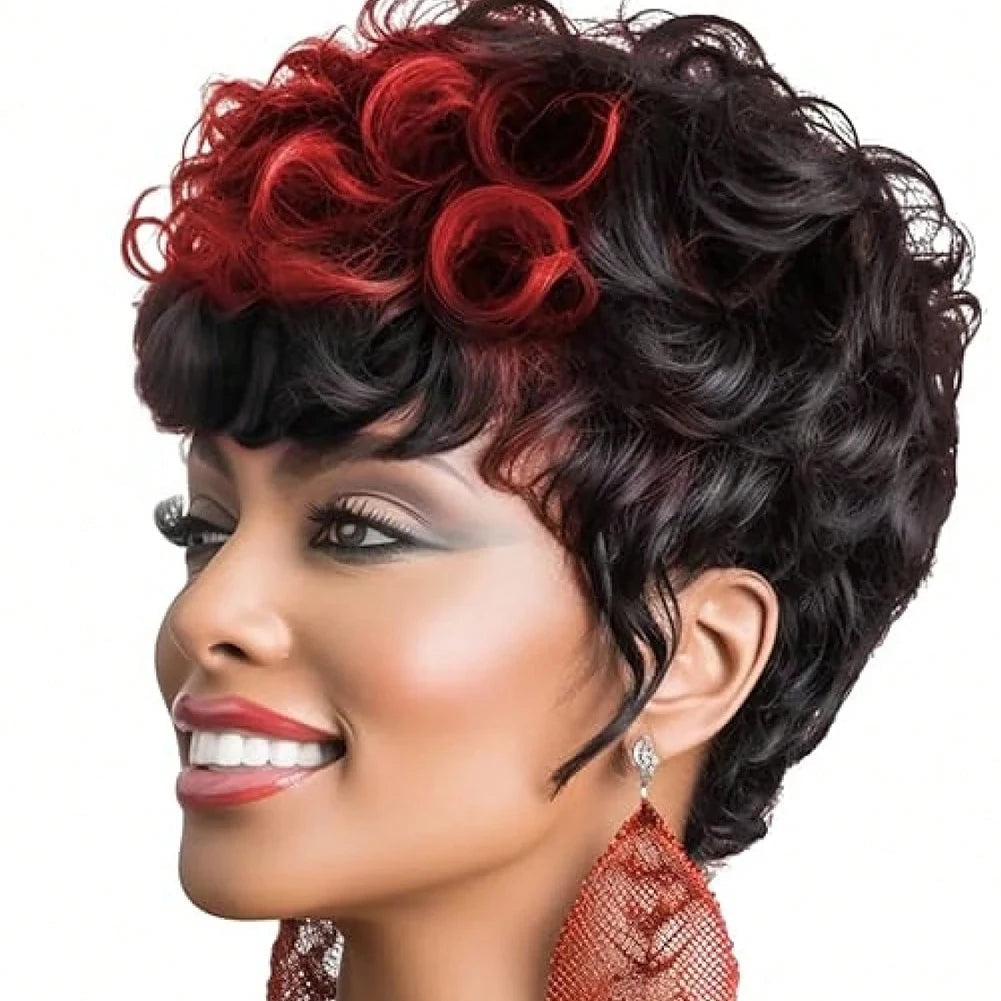 Curly Pixie Wig