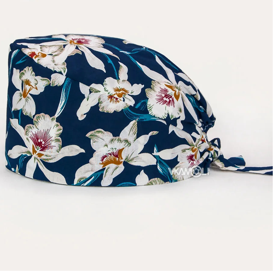 Casquettes de gommage à la mode Chapeaux d'impression de fleurs en coton réglables Chapeau de gommage élastique multicolore absorbant la transpiration réglable de haute qualité