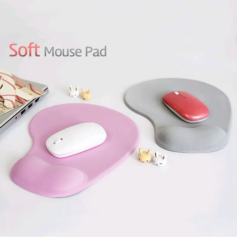 Office Mousepad with Gel Wrist Support Ergonomic Gaming Desktop Mouse Pad Wrist Rest Drop Shipping