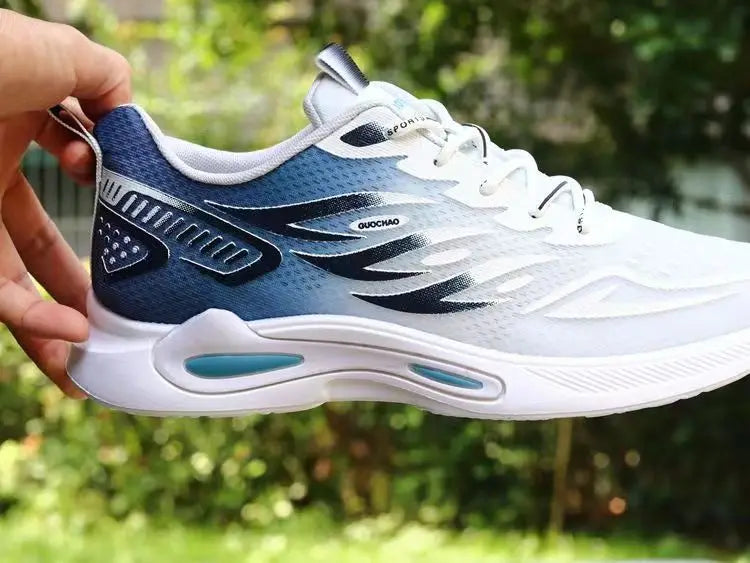 Men's Shoes New Fashion and Trendy Mesh Sports and Casual Shoes Student Soft Sole Comfortable Fashion Men's Running Shoes