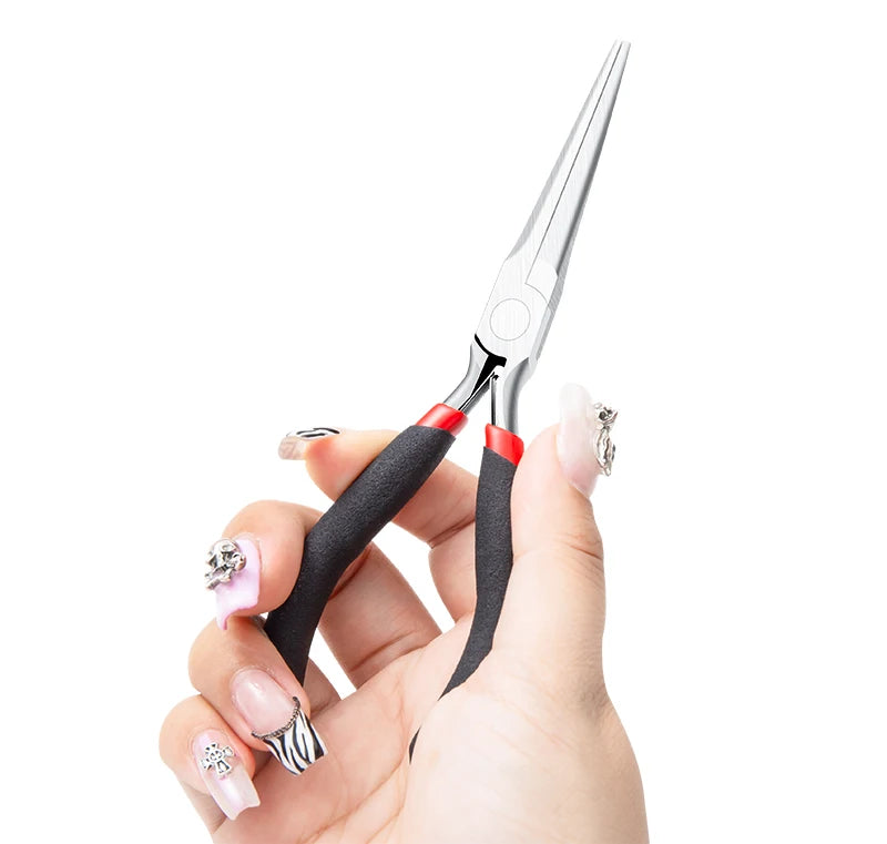 Nail Art Shaping Clip Tweezers Manicure Tool UV Gel Tool Carbon Steel Nail Shaping Pliers Nail Tools