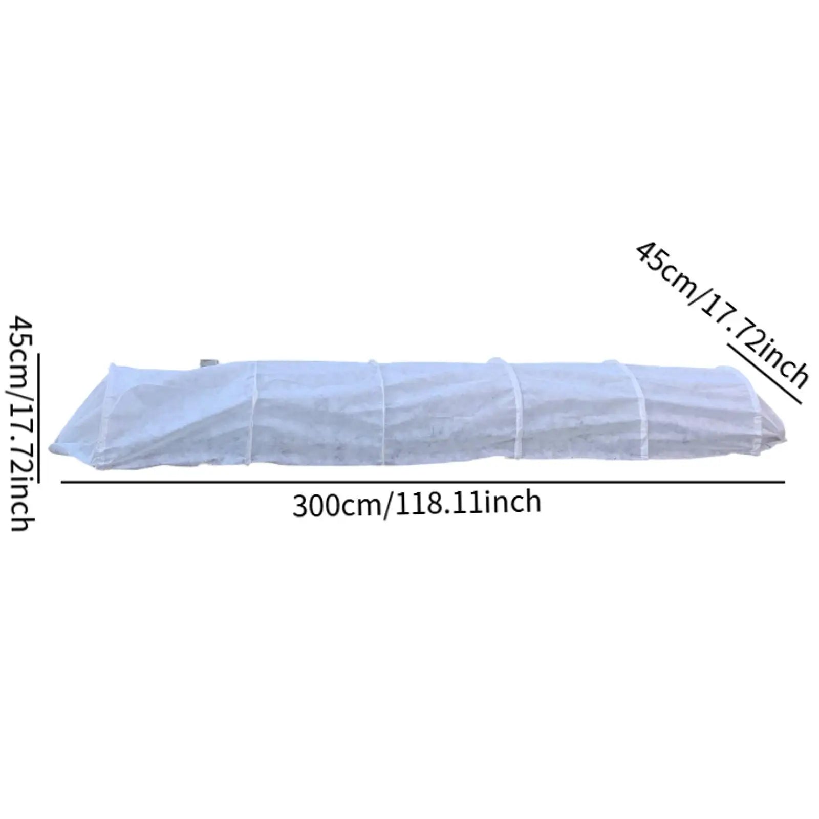 Mini drivhustunnel hageklokke tunneldeksel allsidig drivhus bøyle plantedeksel for hagearbeid frukt utendørs blomster