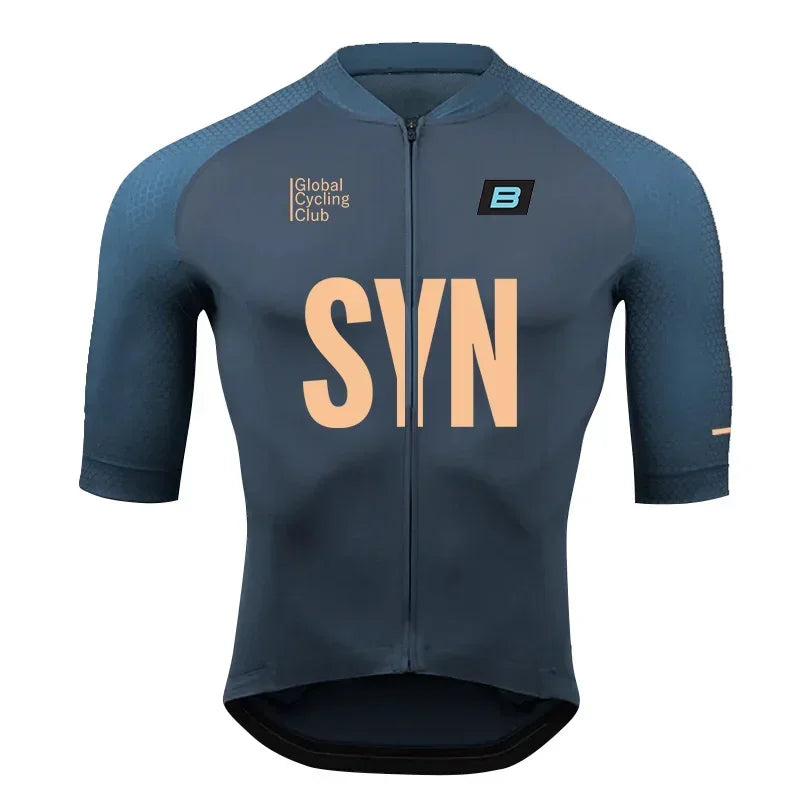 Men Summer SYN BIEHLER Cycling Jersey Set Breathable Racing Cycling Jersey Sport Mtb Bicycle Jersey Bike Cycling Clothing Suit