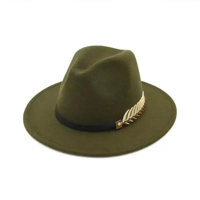 Sombrero de jazz de lana vintage