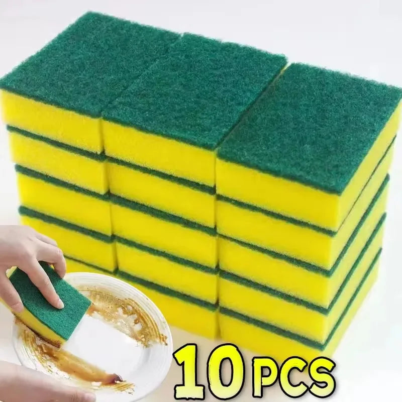 Esponja para lavavajillas de cocina, 100/1 ud., suave, absorbente, limpia, frota ollas, estropajo para eliminar óxido, kit de eliminación, esponja de cepillo para limpieza del hogar