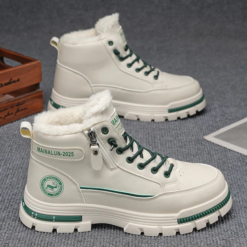Men’s British-Style Winter Work Boots
