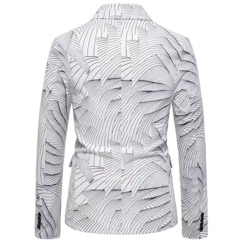 Men's casual sports jacket - Fashionable  wedding, business and  party suit jacket - high-end work  and casual jacket