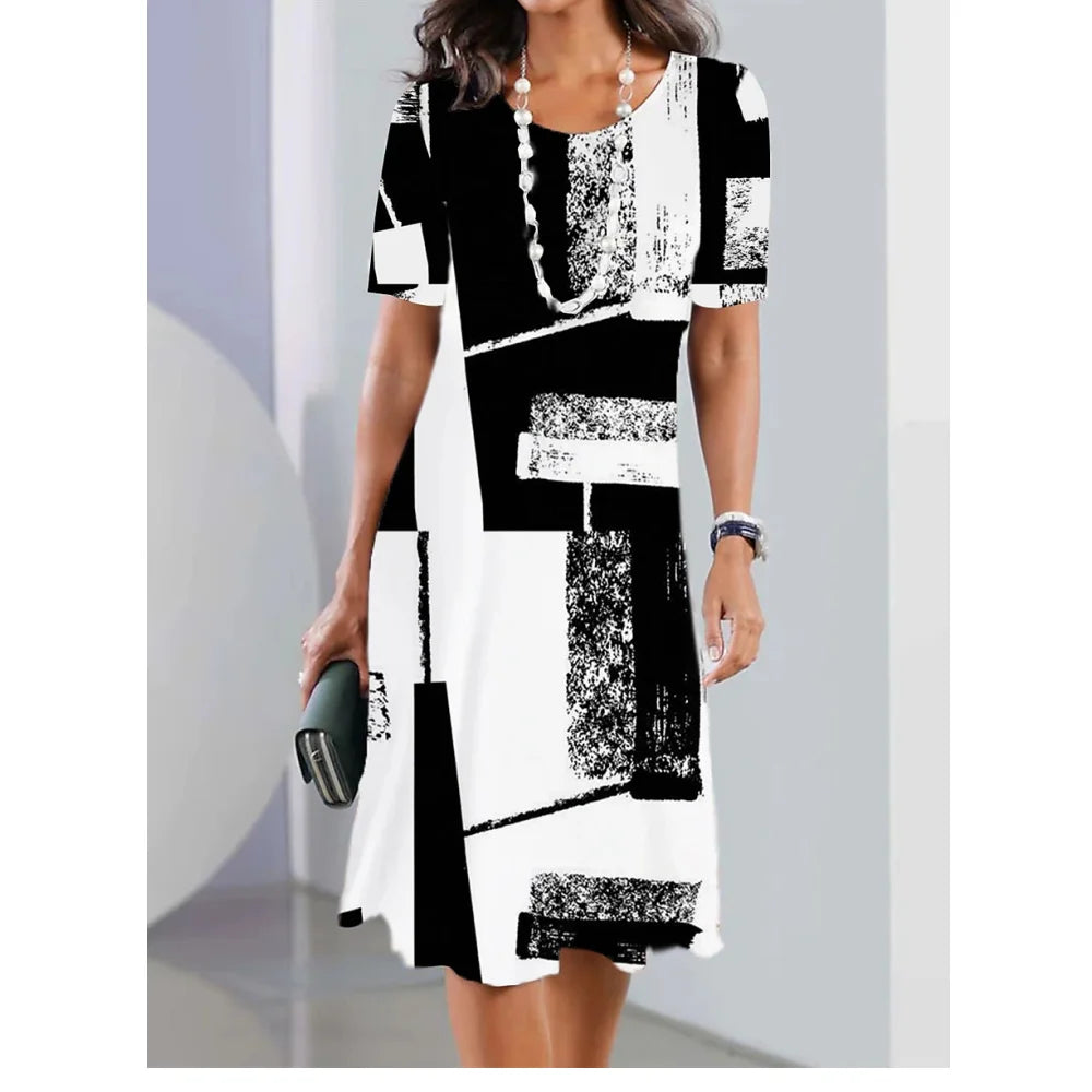 Vestido Elegante de Verano para Mujer – Tejido Suave y Fluido